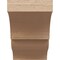 Ekena Millwork 4in. W x 6in. H x 16in. L Asheboro Woodgrain TimberThane Rafter Tail, Primed Tan RFTUR04X06X16ASHRCPR - alternate 4